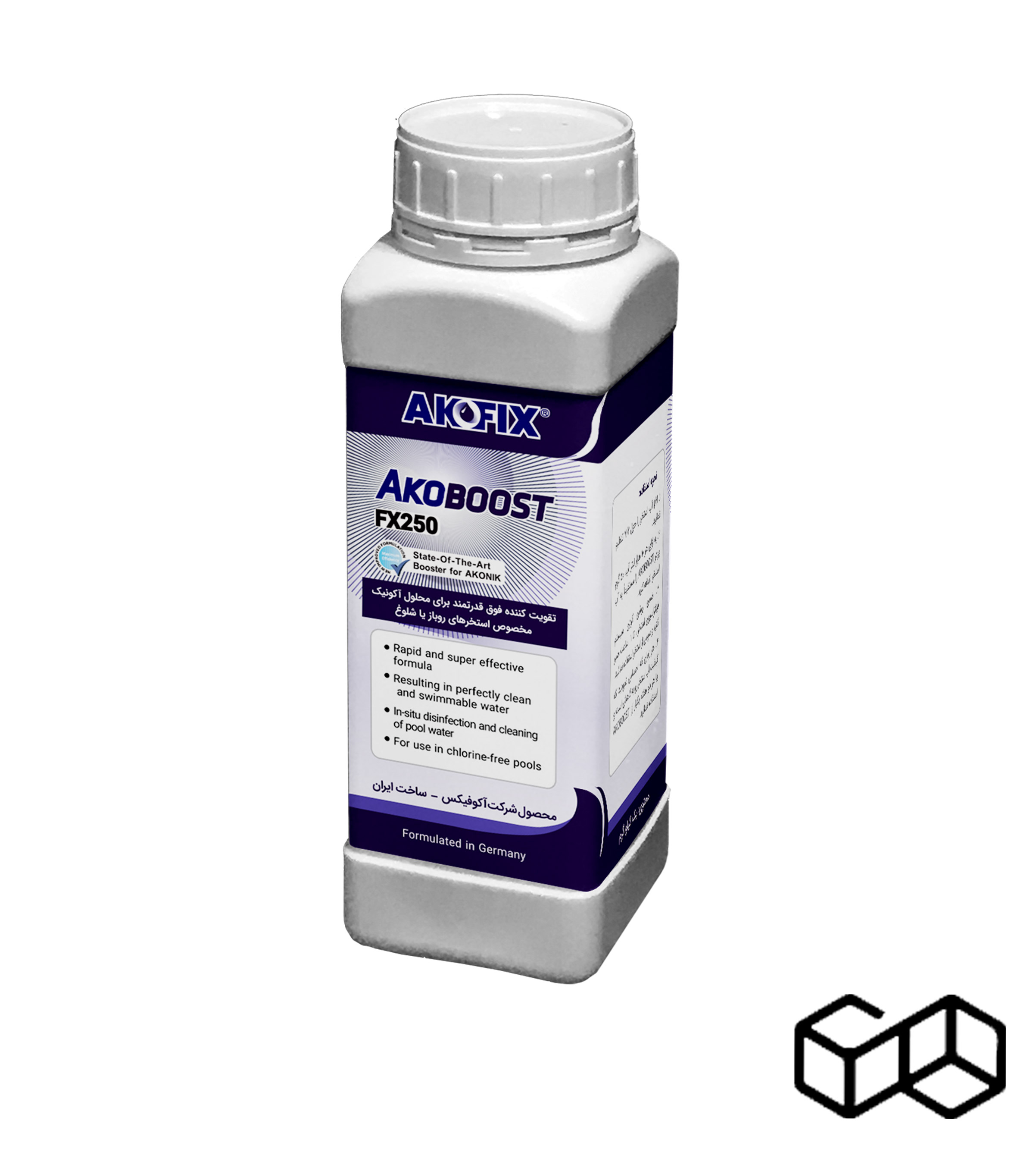 ضد عفونی کننده، گندزدا و جلبک کش سریع الاثر آکوبوست (AKOBOOST FX250)