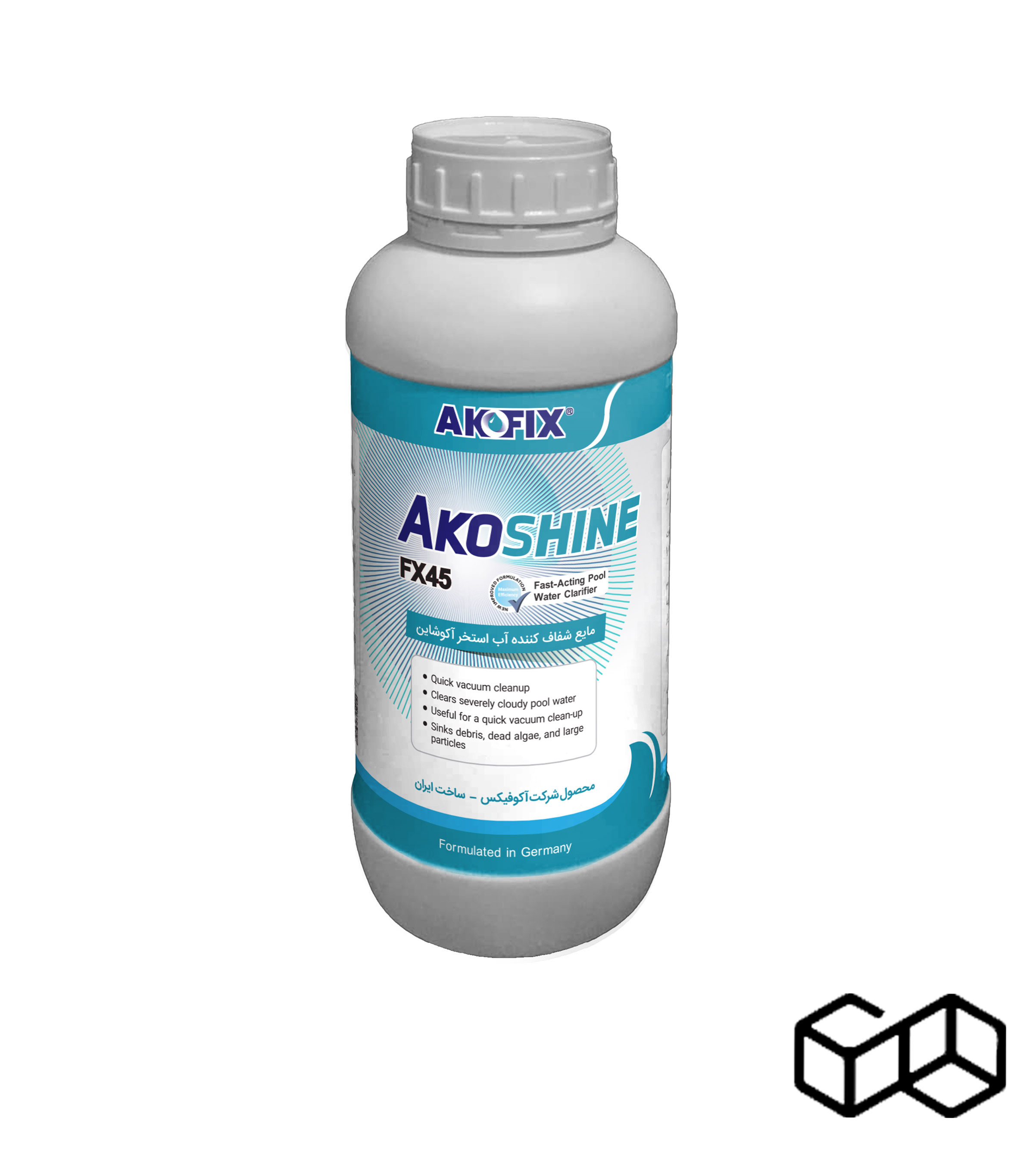 شفاف کننده آب استخر آکوشاین (AKOSHINE)