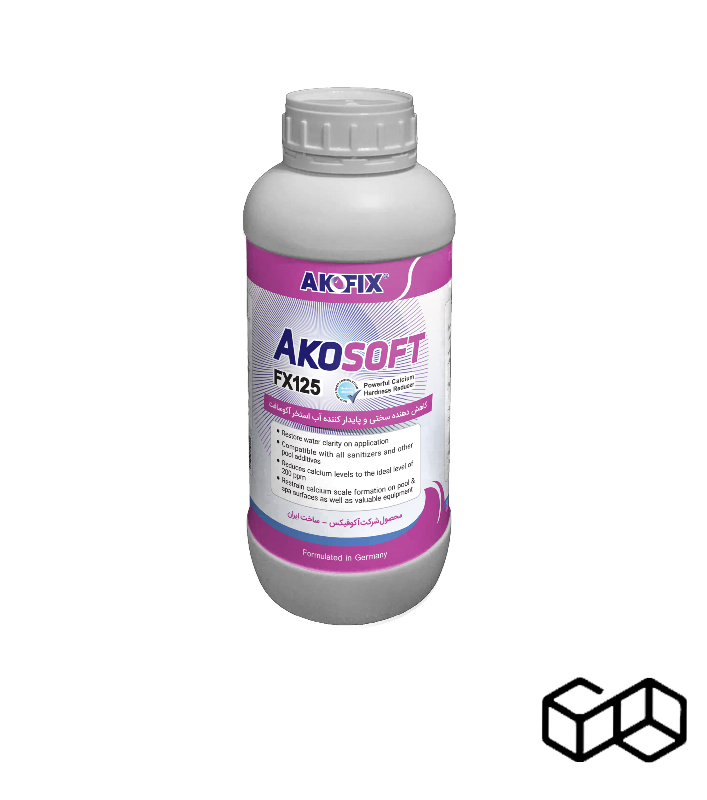 کاهش دهنده سختی و پایدار کننده آب استخر آکوسافت (AKOSOFT)